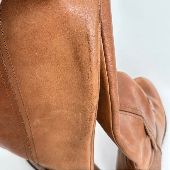 Seychelles Womens 7 Boots Brown Leather Riding Knee High Side Zip Equestrian - Picture 8 of 12